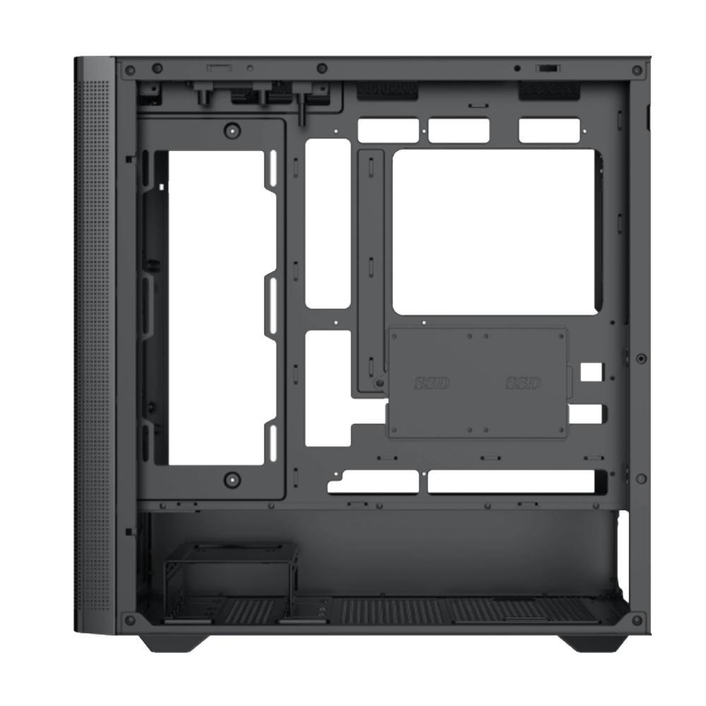 Xigmatek Osiris ARGB BTF Gaming Super Tower Case + Asgard 80 Plus Bronze 750W Power Supply