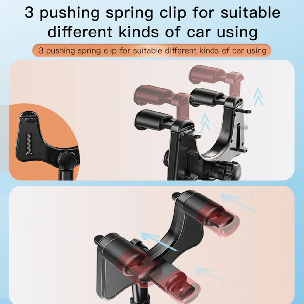 Yesido C196 Rearview Mirror Car Mobile Holder