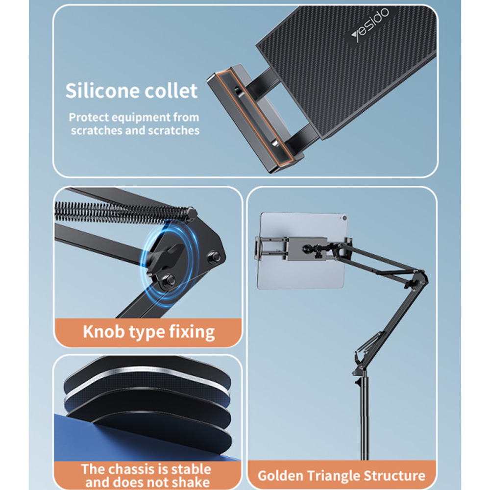 Yesido C295 Metal Floor Stand Tripod 1.50m