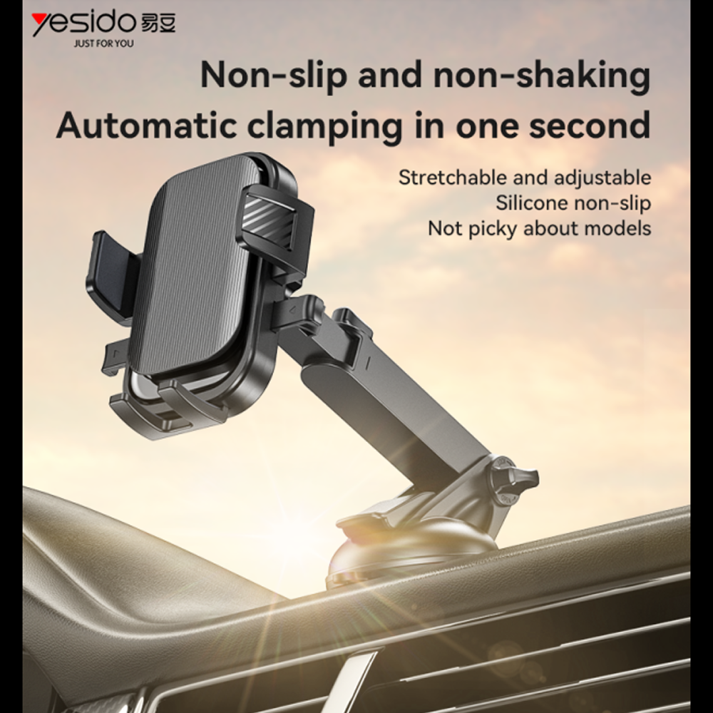 Yesido C267 Suction and Windshield Car Mobile Holder