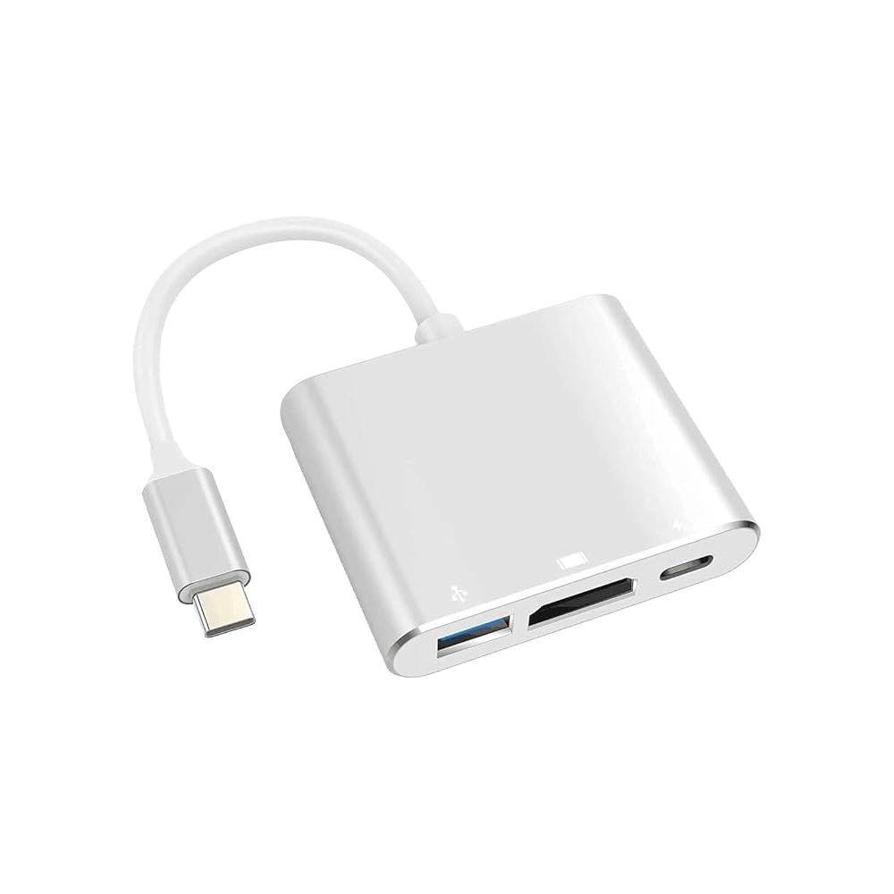 HUB Type-C To (HDMI - USB 3.0 - Type-C PD) Zero 3 in 1