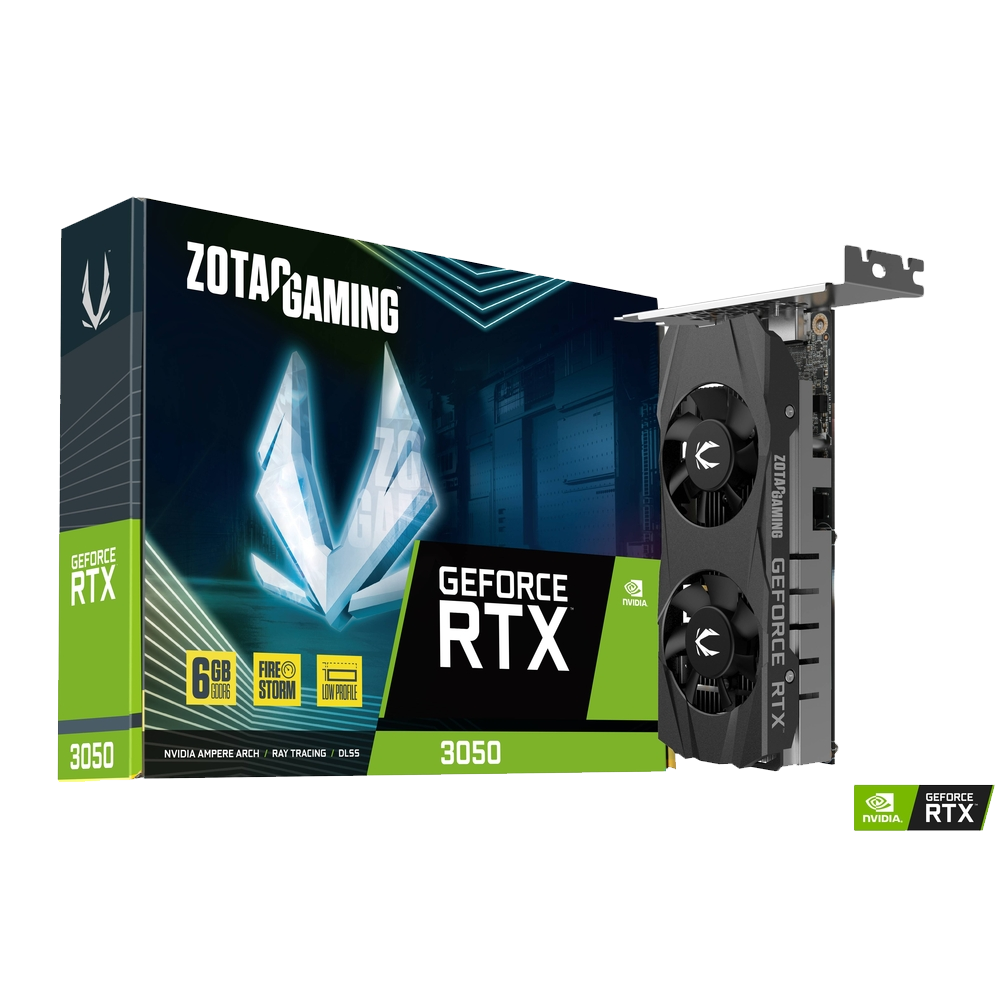 Zotac Gaming GeForce RTX 3050 LP 6G DDR6 Graphics Card