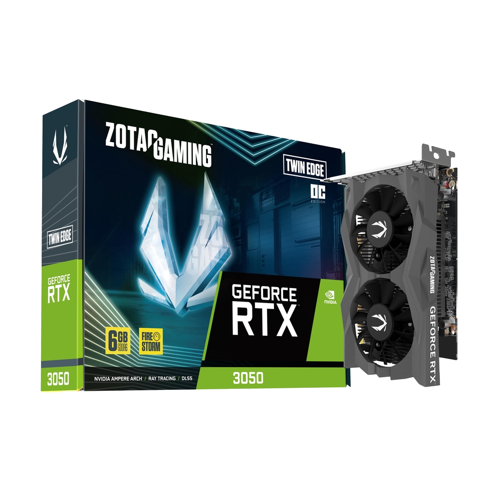 Zotac Gaming GeForce RTX 3050 Twin Edge OC 6G DDR6 Graphics Card