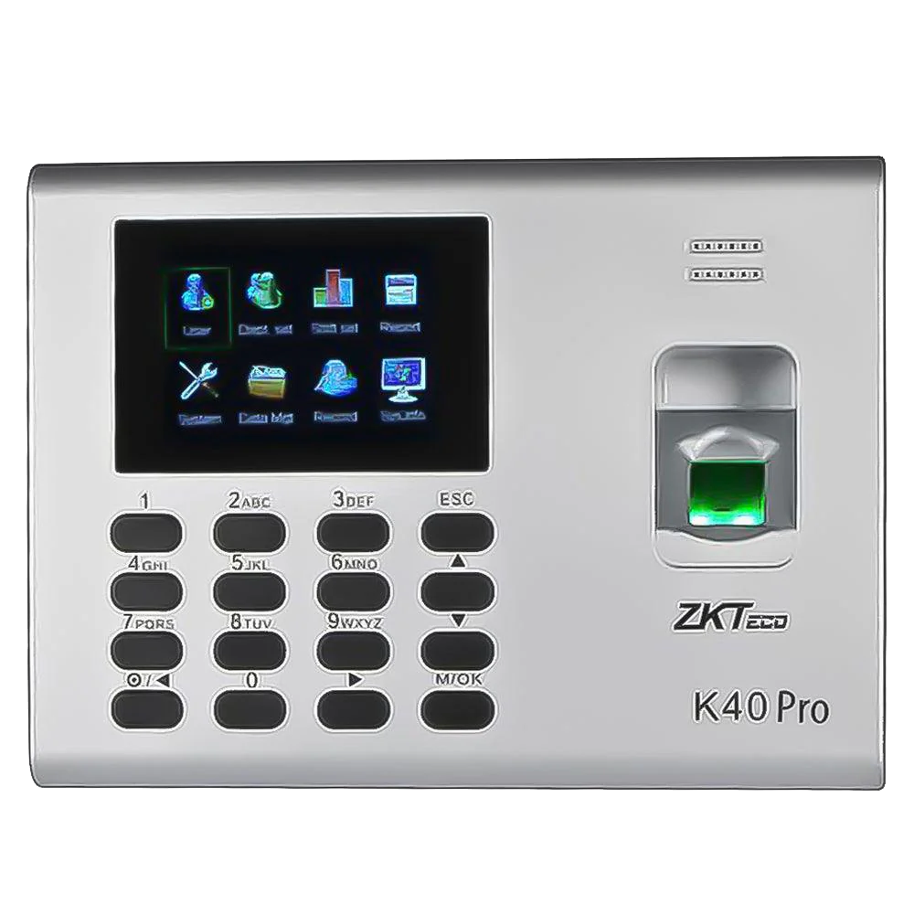 Zkteco K40 Pro Network Fingerprint (USB - Lan - Card - Internal Battery)