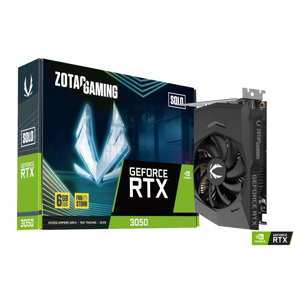 Zotac Gaming GeForce RTX 3050 SOLO 6G DDR6 Graphics Card