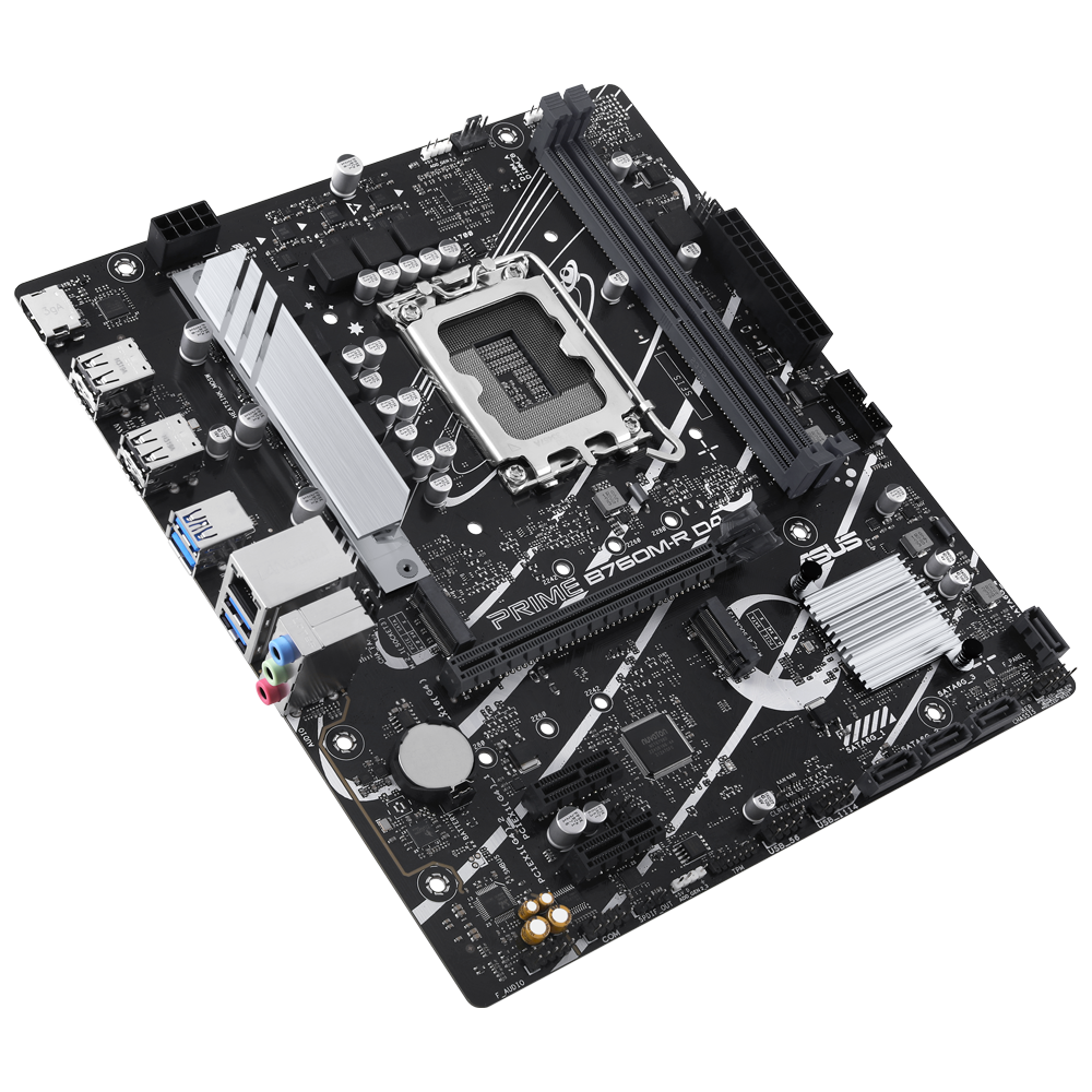 Asus Prime B760M-R D4 Intel LGA 1700 Motherboard