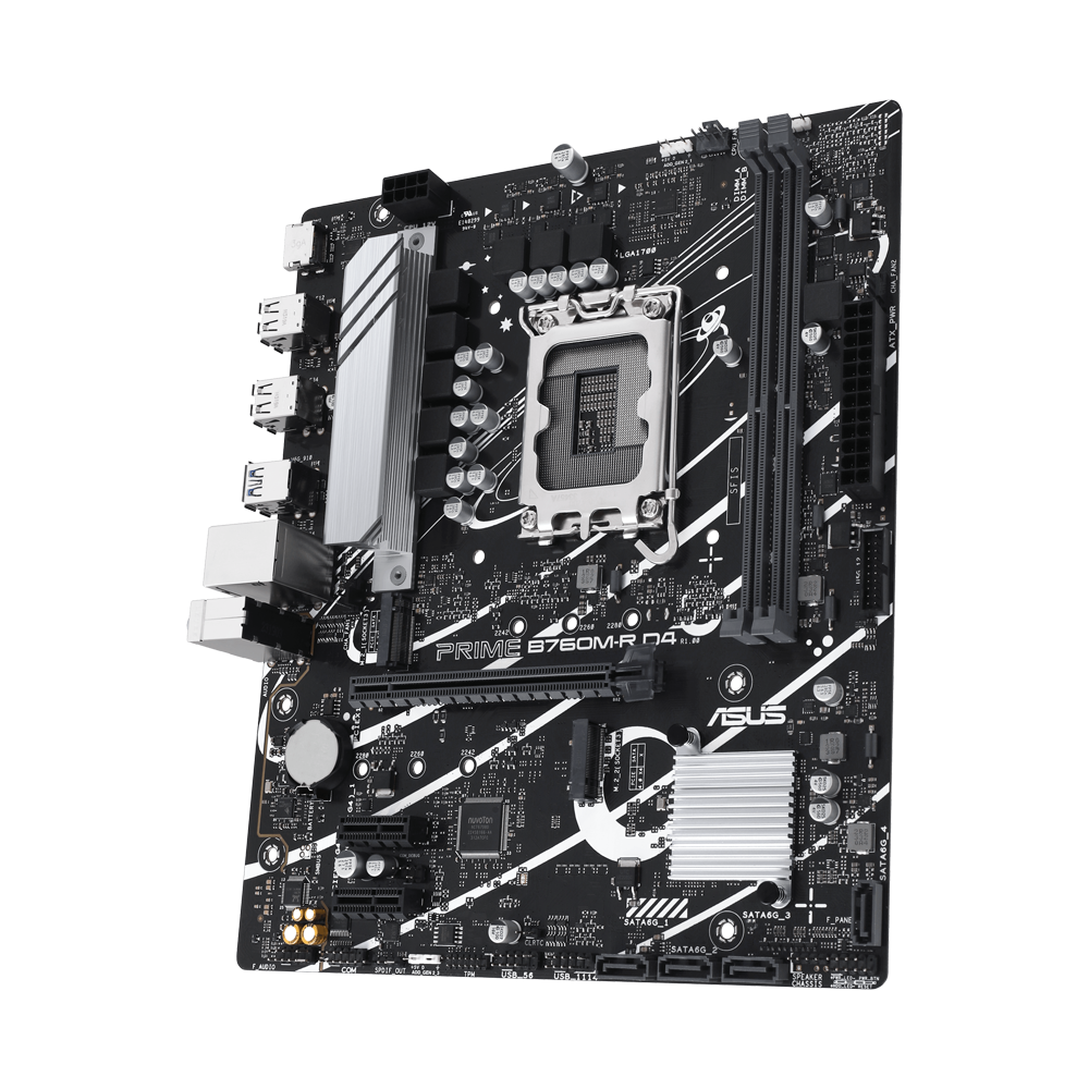 Asus Prime B760M-R D4 Intel LGA 1700 Motherboard