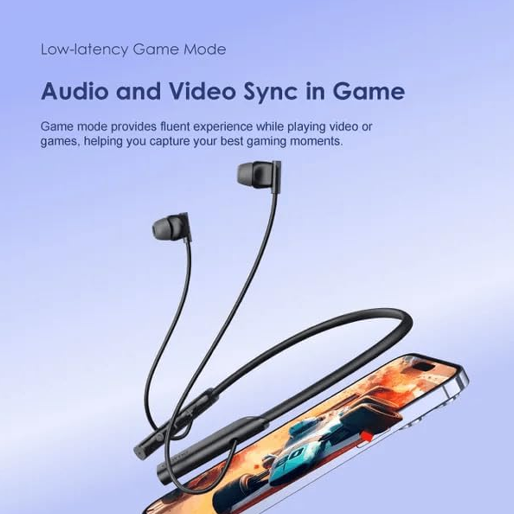 Oraimo Necklace Lite OEB-311 Bluetooth Earphone - Black