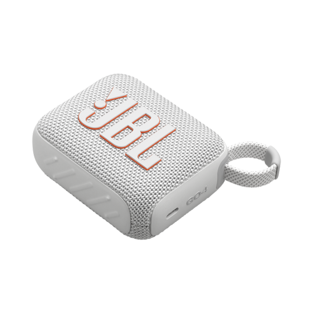 JBL Go 4 Portable Bluetooth Speaker - White