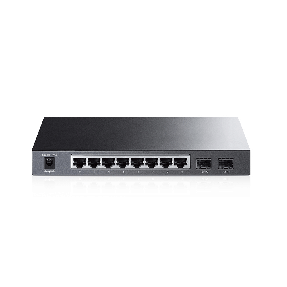 TP-Link TL-SG2210P 10-Port (8 Port PoE+ - 2 Port SFP) 10/100/1000Mbps Gigabit Smart Switch