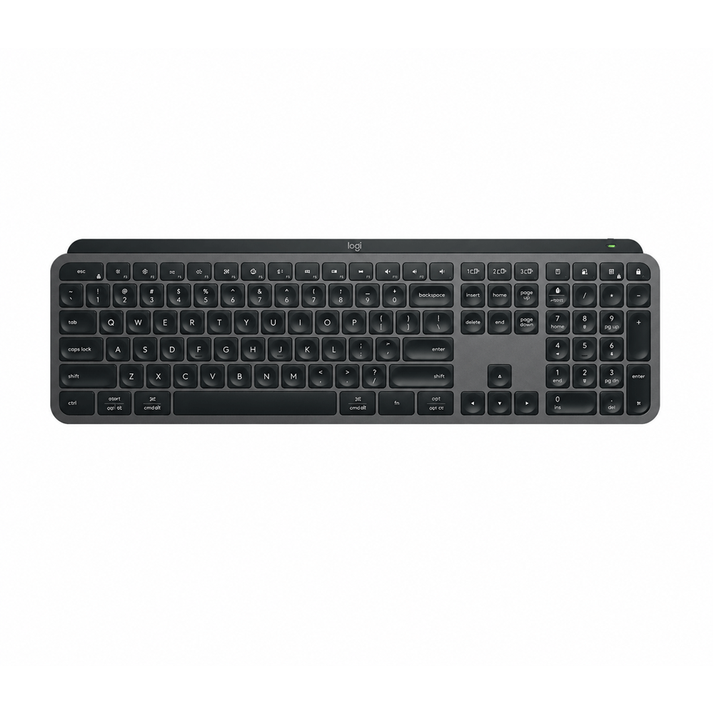 Logitech MX Keys S Rechargeable Bluetooth/Wireless Keyboard - Graphite