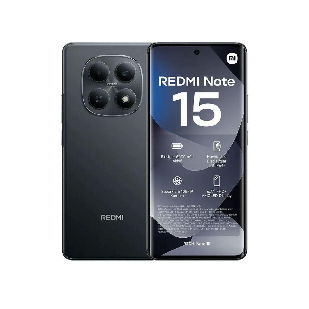 Xiaomi Redmi Note 15 (8GB RAM - 256GB ROM) - Black