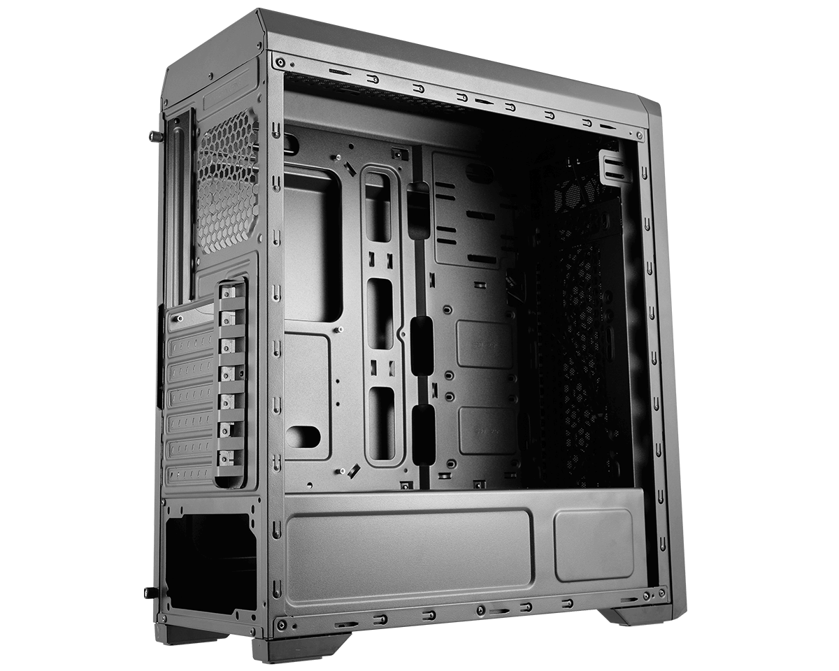 Cougar MX350 Gaming Mid Tower Case + Standard ATX PS2 500W Power Supply