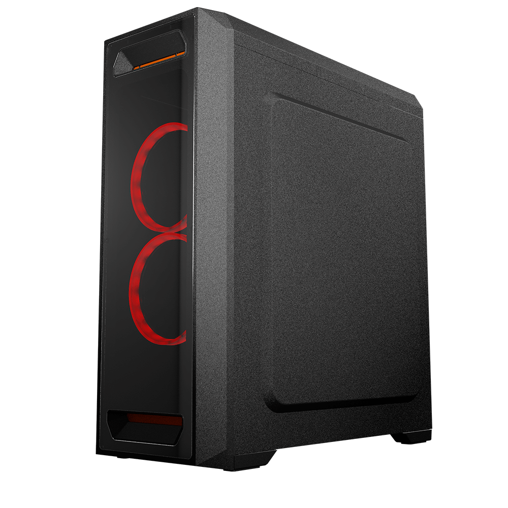 Cougar MX350 Gaming Mid Tower Case + Standard ATX PS2 500W Power Supply