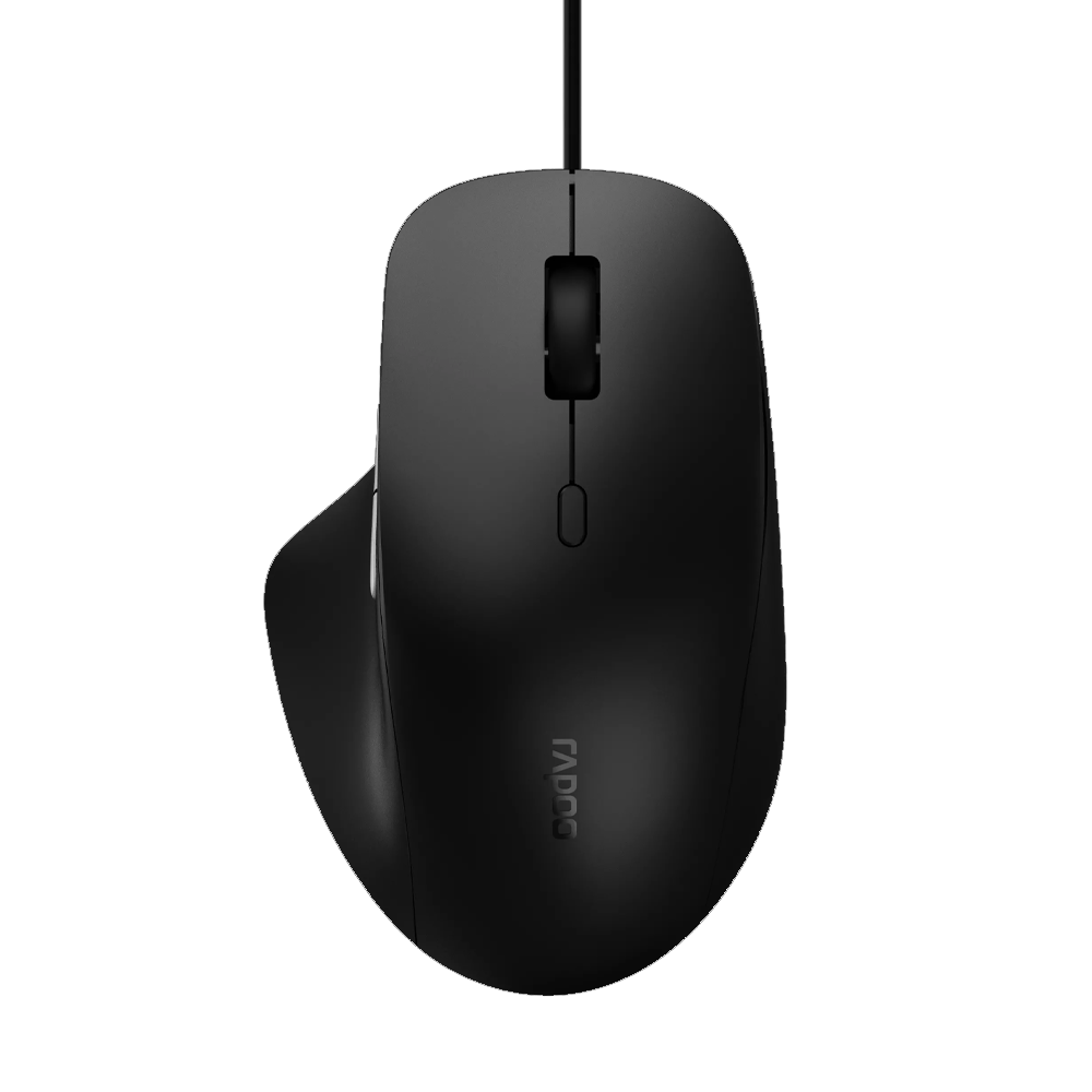 Rapoo N500 Wired Mouse - Black