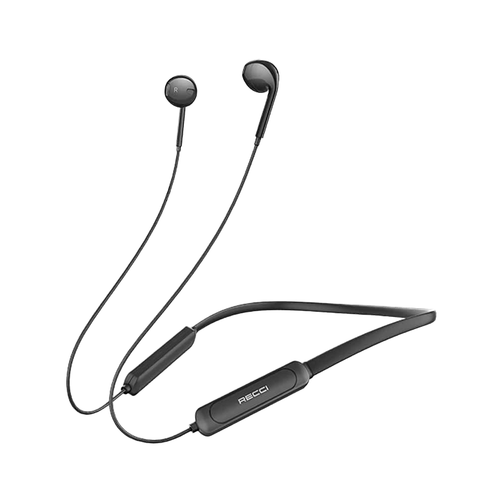 Earphone Bluetooth Recci Neckband Rep-W09