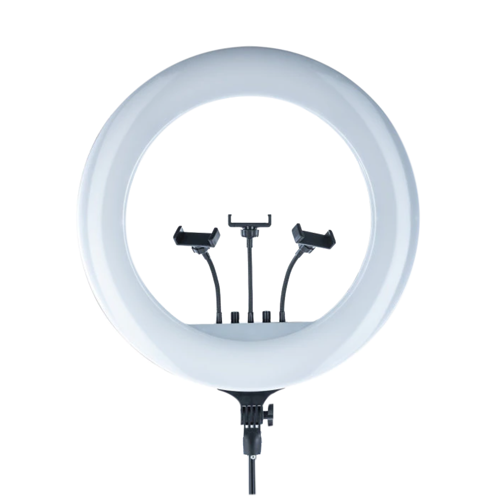 RL-18 18-Inch LED Ring Light With Remote Control & Phone Holder