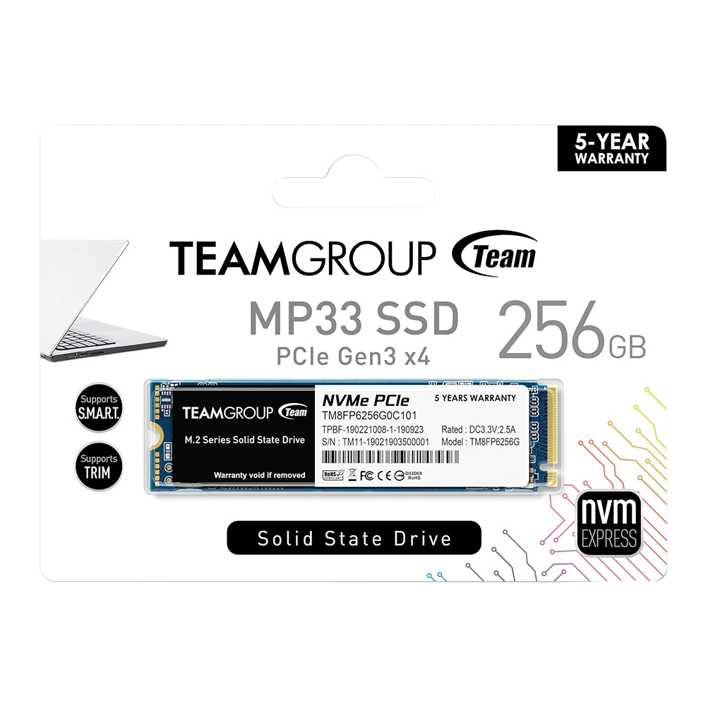 SSD M.2 NVMe TeamGroup MP33 256G