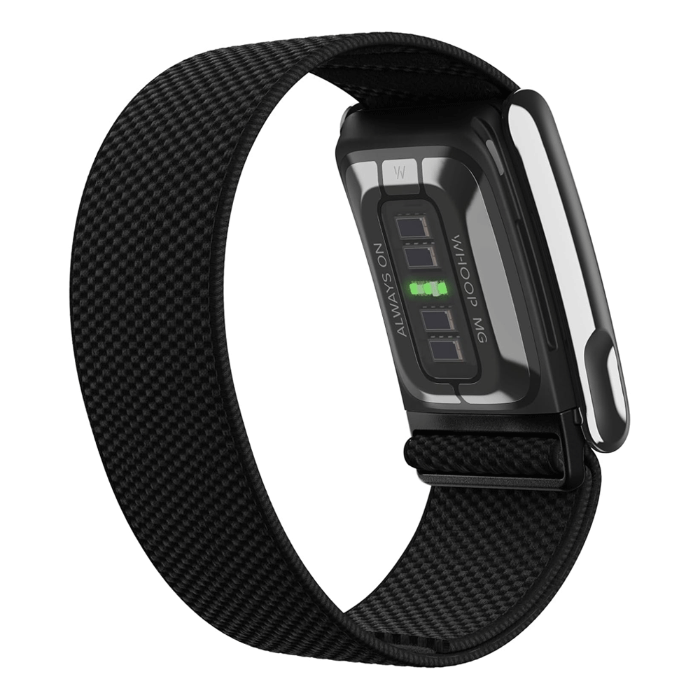 WHOOP MG Life Fitness Tracker Band With 12-Month Membership - Black