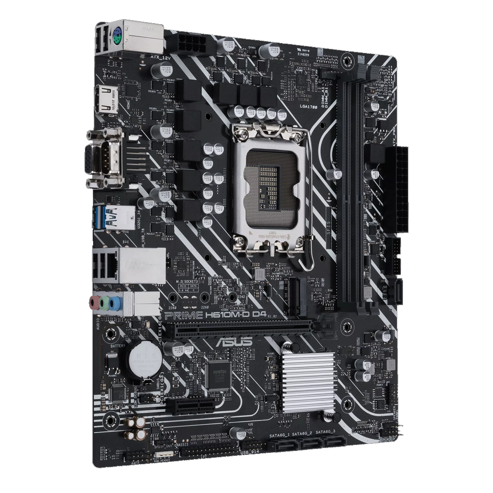 Asus Prime H610M-D D4 Intel Socket LGA 1700 Motherboard