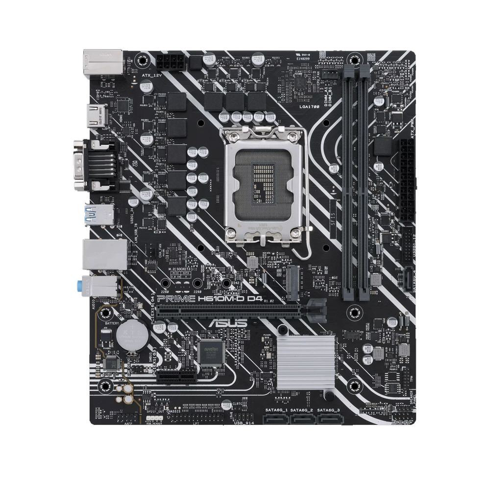 Asus Prime H610M-D D4 Intel Socket LGA 1700 Motherboard