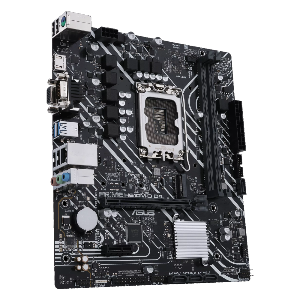 Asus Prime H610M-D D4 Intel Socket LGA 1700 Motherboard