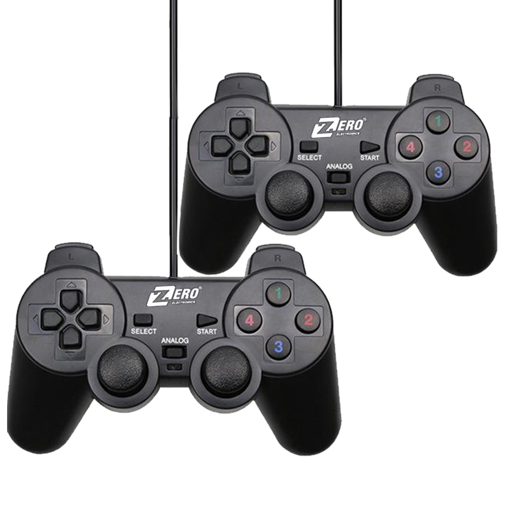 Zero ZR-4001 Wired Double Analog Gamepad