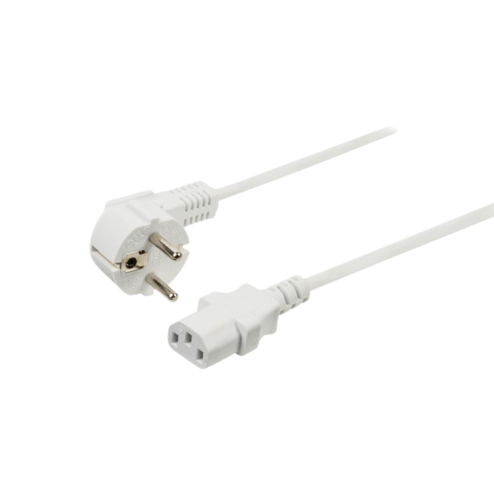 Cable Power PC Plug Me White 1.5M