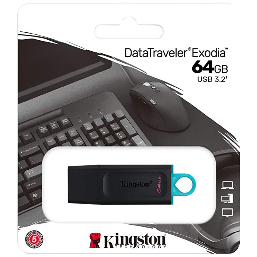 Flash Memory Kingston Exodia 64G USB 3.2