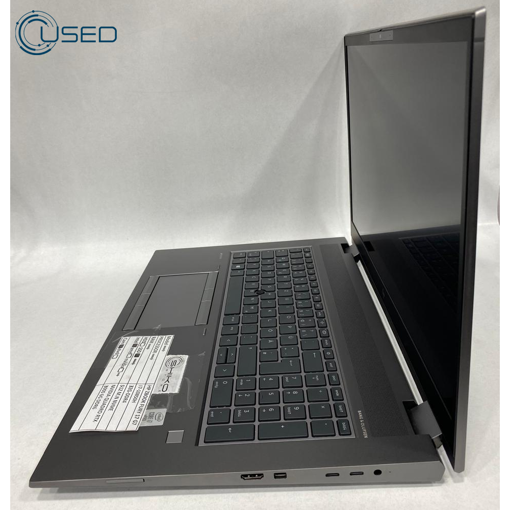 Laptop Used Workstation HP Zbook Fury 17 G7 (I7/10850H - 32G DDR4 - 512g M.2 NVMe - Quadro RTX 3000 6G DDR6 - Cam - 17.3 Inch)