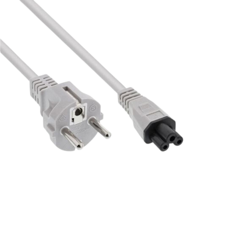 CABLE POWER LAPTOP HIGH QUALITY GRAY 1.8M