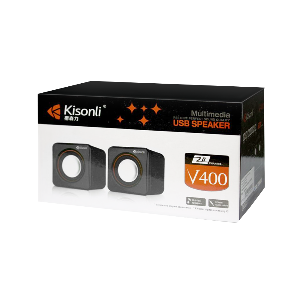 Speaker Usb 2.0 Kisonli V400