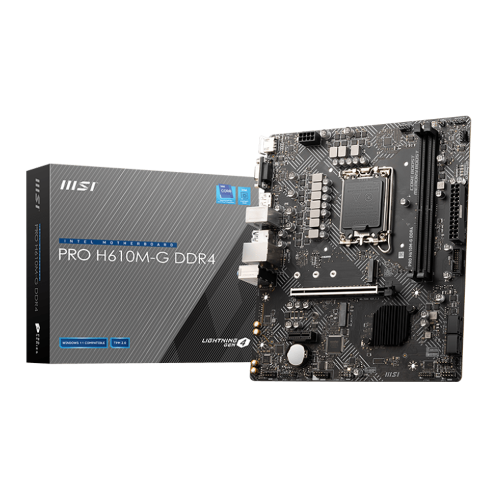 MOTHERBOARD MSI INTEL PRO H610M-G DDR4 (LGA1700)