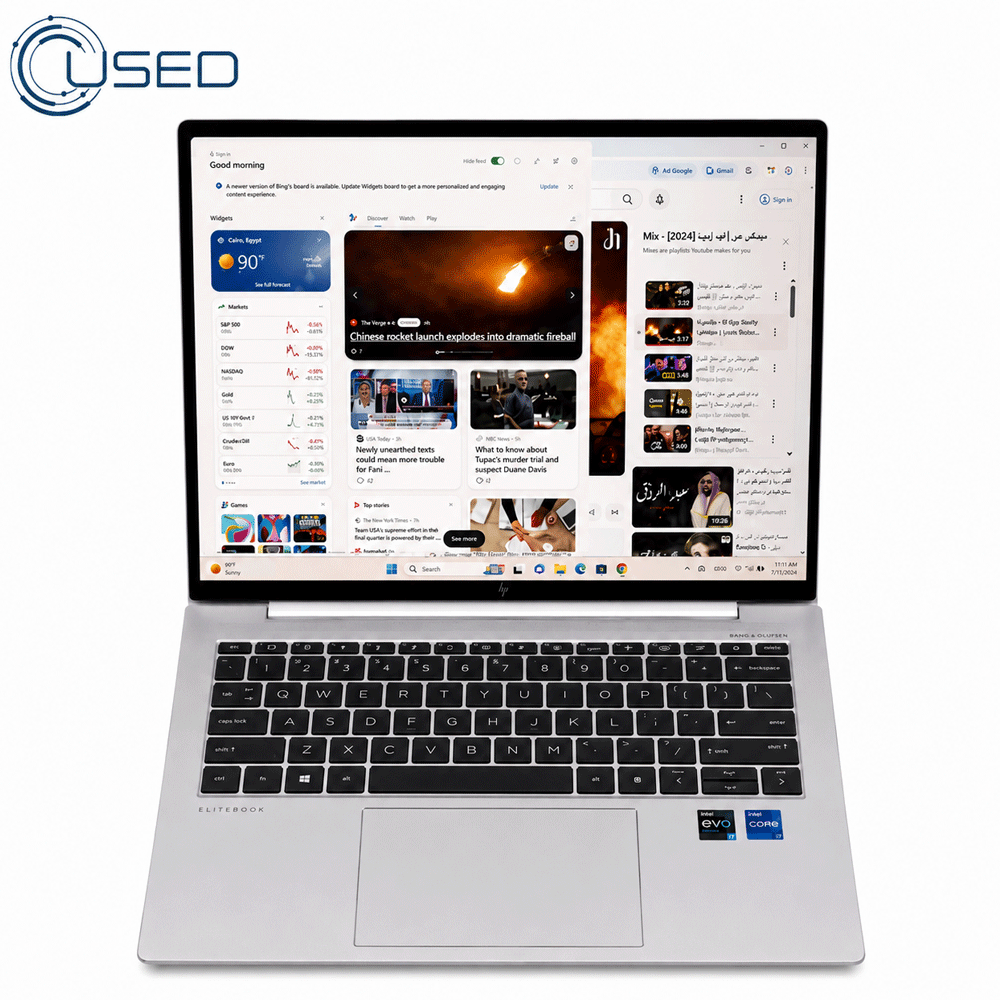 Laptop Used HP Elite Dragonfly G3 (I7/1265U - 32G DDR5 - 512G M.2 NVMe - Intel Ires Xe Graphics - Cam - Touch 13.3 Inch IPS)