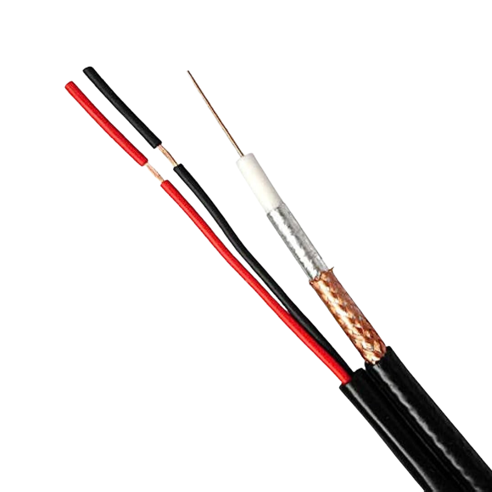 Cable Shield + Power RG59 Mixmax Black 200M