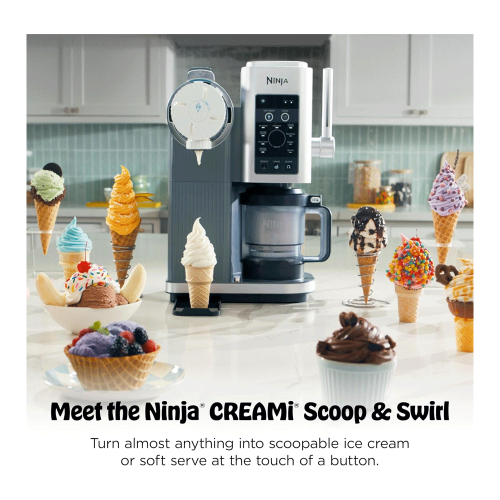Ninja Swirl by Creami 13-in-1 Soft Serve & Ice Cream Maker