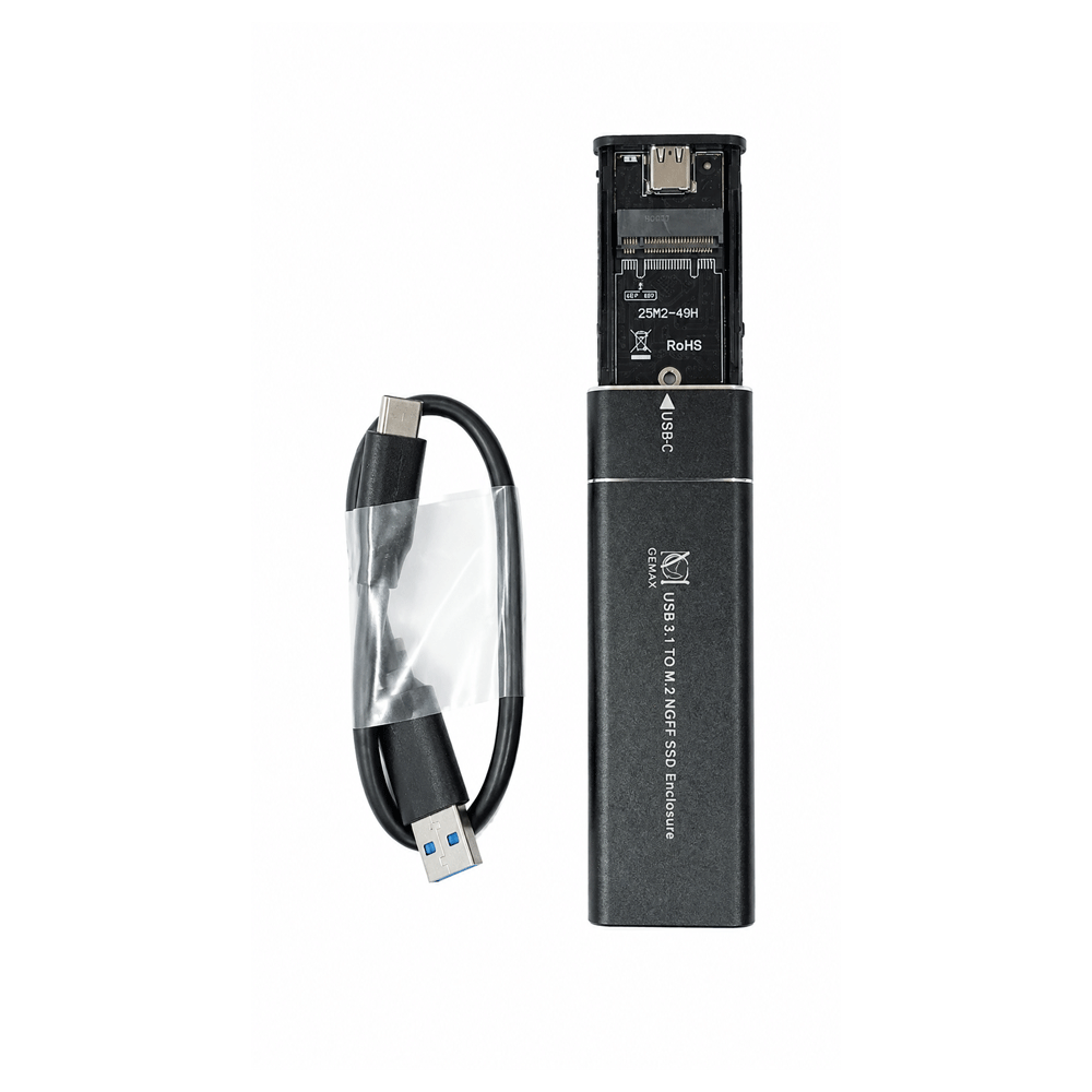 Gemax M.2 SATA/NVMe to USB 3.1 Type-C Mobile Rack