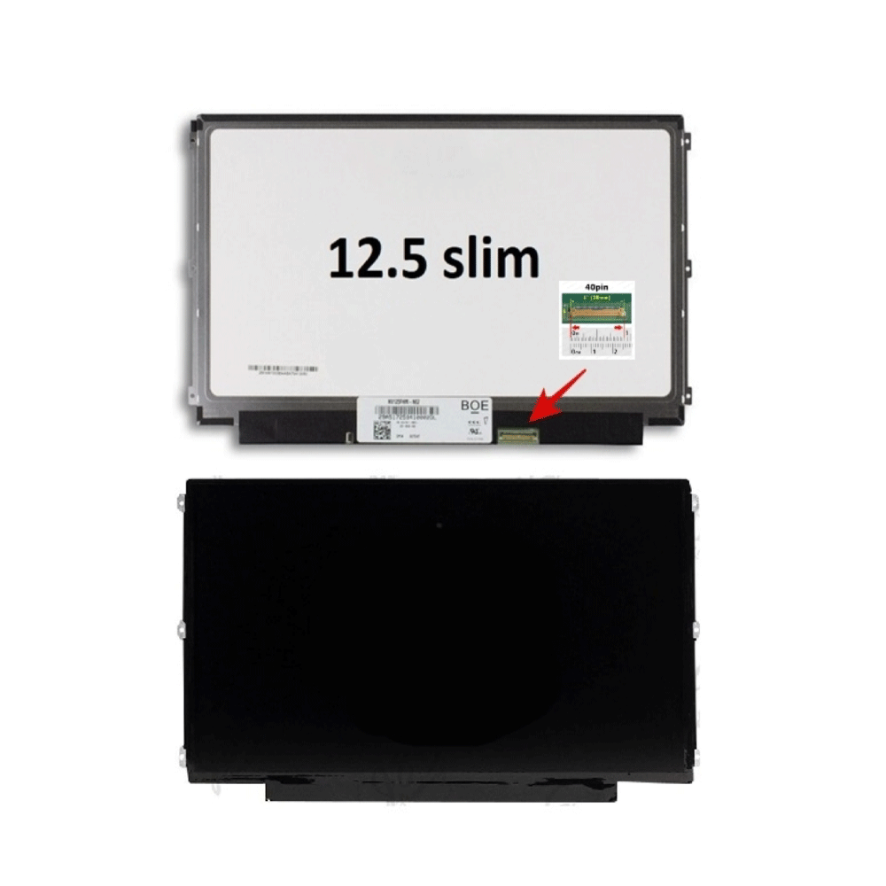 Monitor Laptop LED 12.5 Inch Slim  (40 Pin)