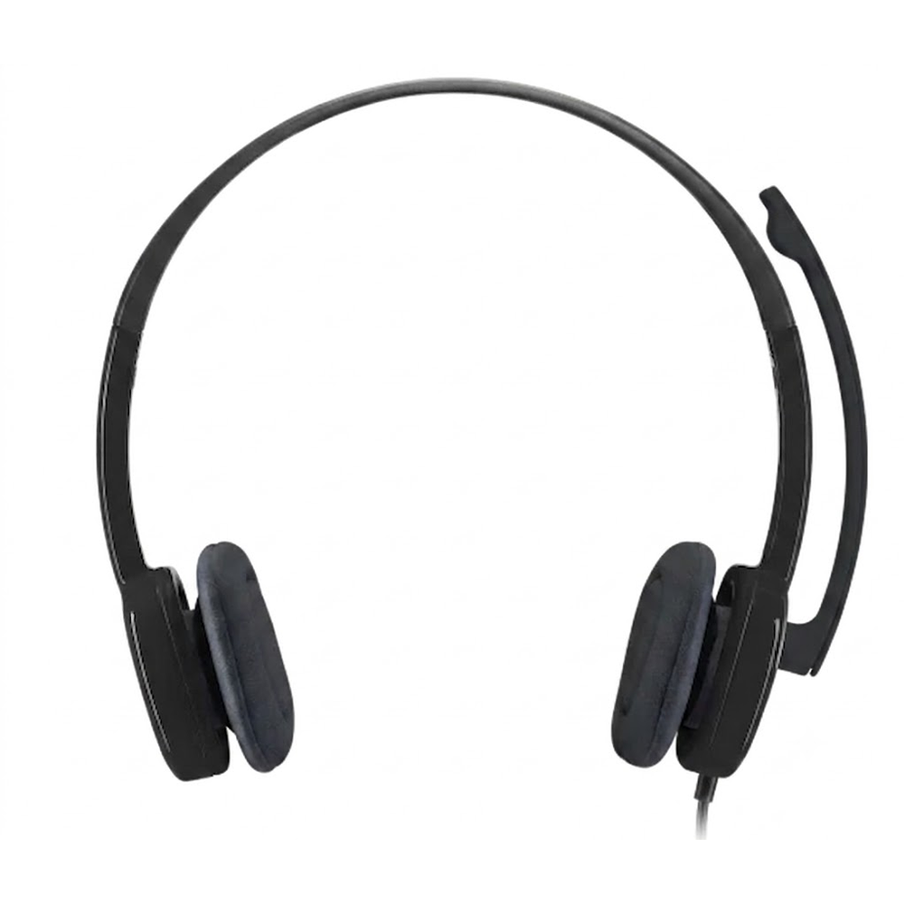 Logitech H151 Wired Headphone (One Socket 3.5mm) - Black