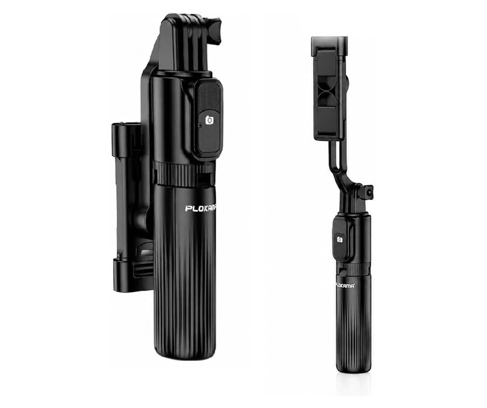 Plokama Live-K6 Selfie Stick - Tripod 100cm With Remote Control