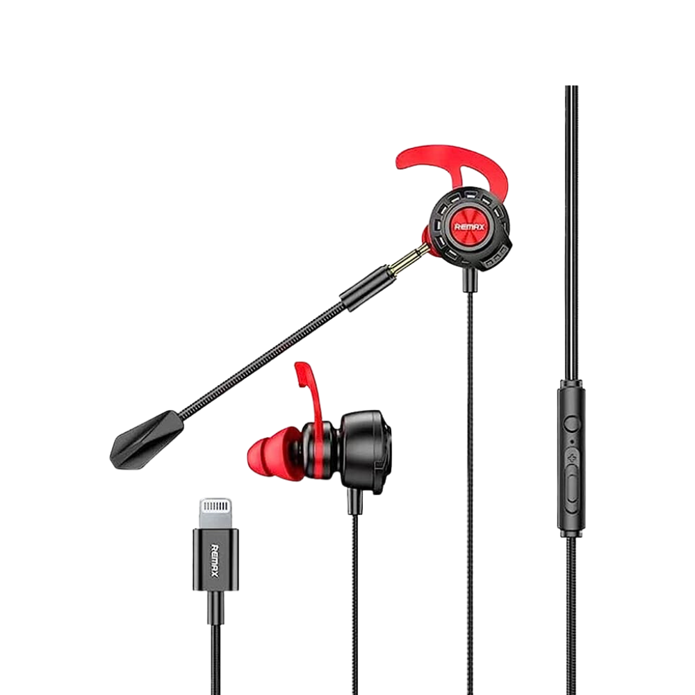 EARPHONE WIRED GAMING REMAX + EXTERNAL MIC RM-750