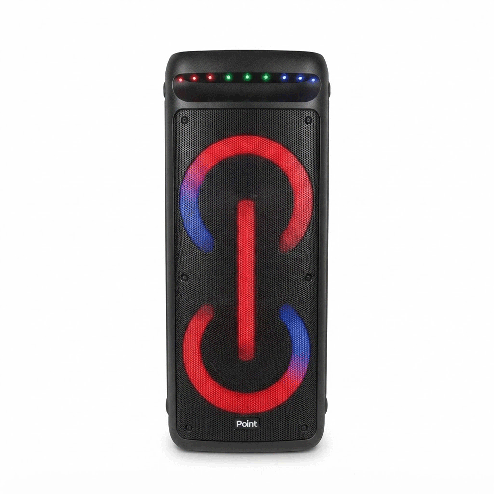 Point PT-8100 8-Inchx2 Portable Party Speaker
