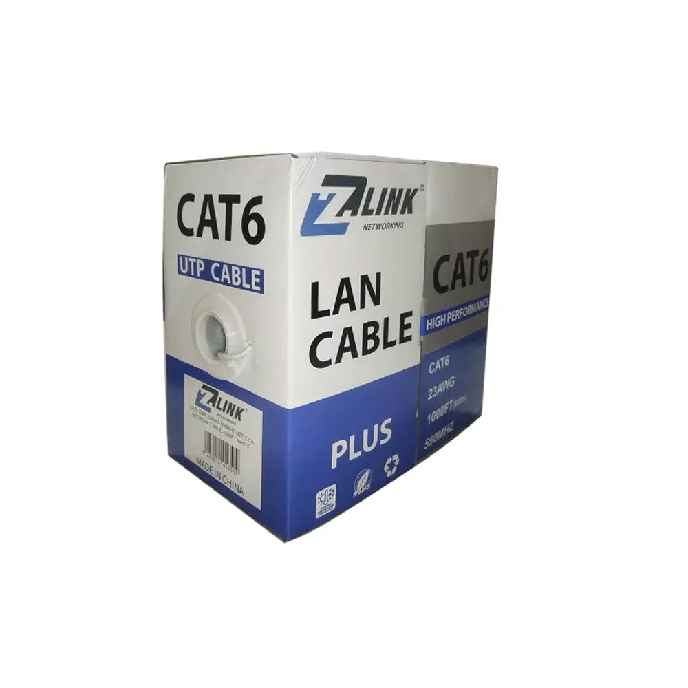 Cable Network Cat6 Z-Link Plus 305M - White
