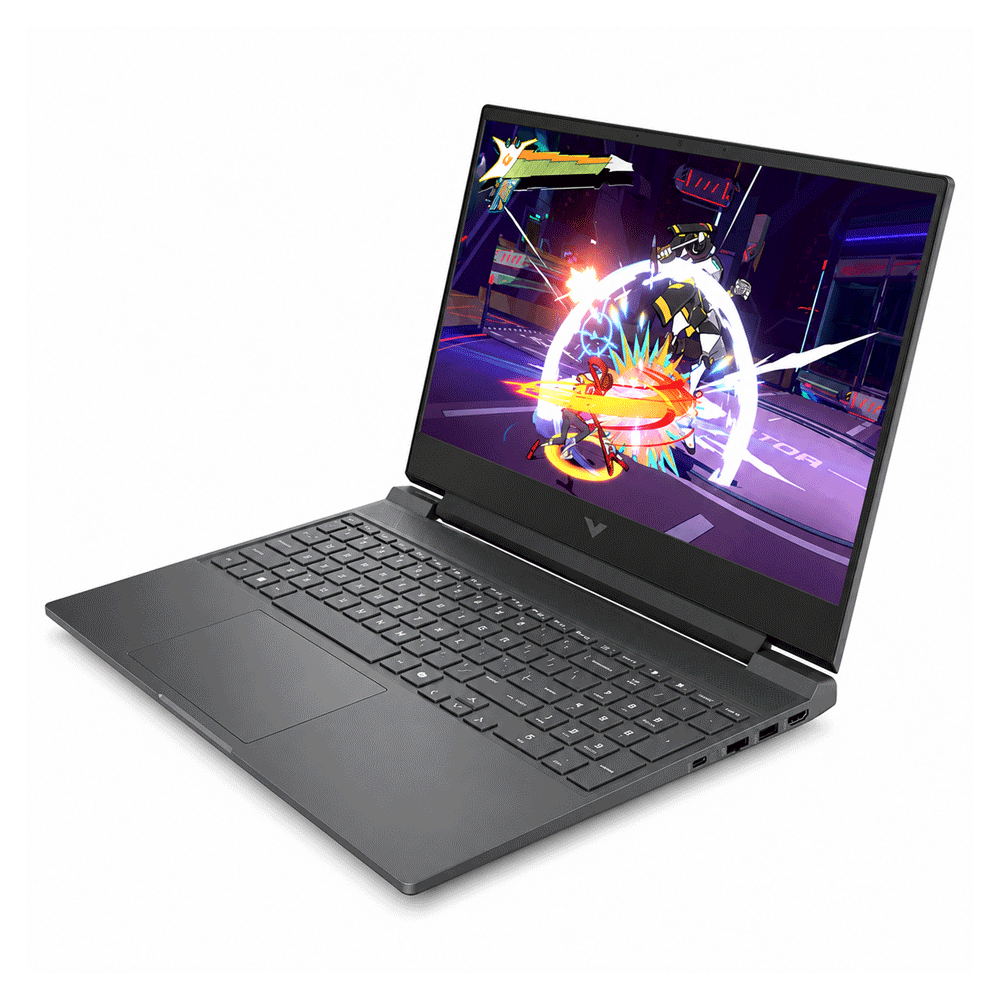 HP Victus 15-FA2392TX Gaming Laptop (Intel Core i7/13620H - 16GB DDR4 - 512GB M.2 NVMe - Nvidia RTX 4050 6GB DDR6 - 15.6 Inch FHD IPS 144Hz) - Mica Silver