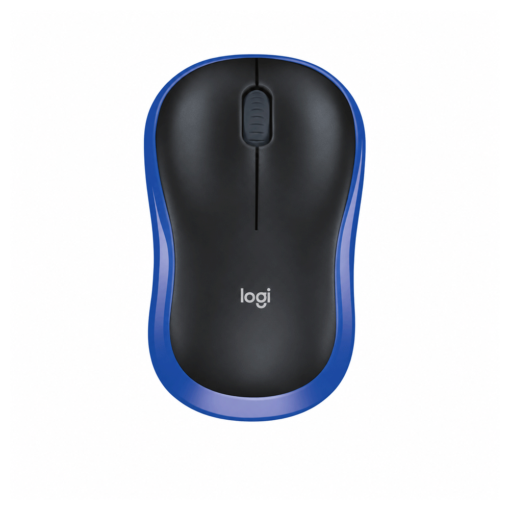 Logitech M185 Wireless Mouse - Blue