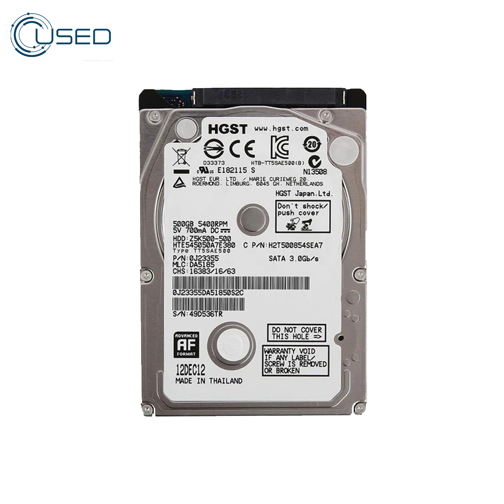 HGST 500GB 2.5 Inch Internal Laptop HDD (Original Used)