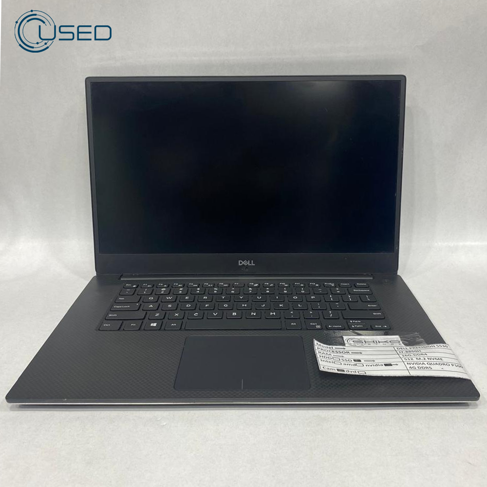 Laptop Used Dell Precision 5530 (I7/8850H - 16g DDR4 - 512g M.2 NVMe - Quadro P1000 4G DDR5 - Cam - 15.6 Inch)