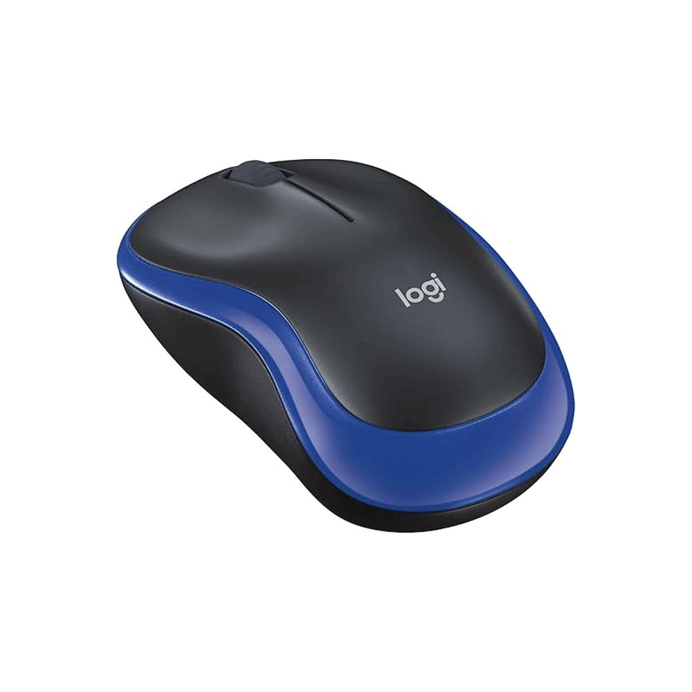 Logitech M185 Wireless Mouse - Blue
