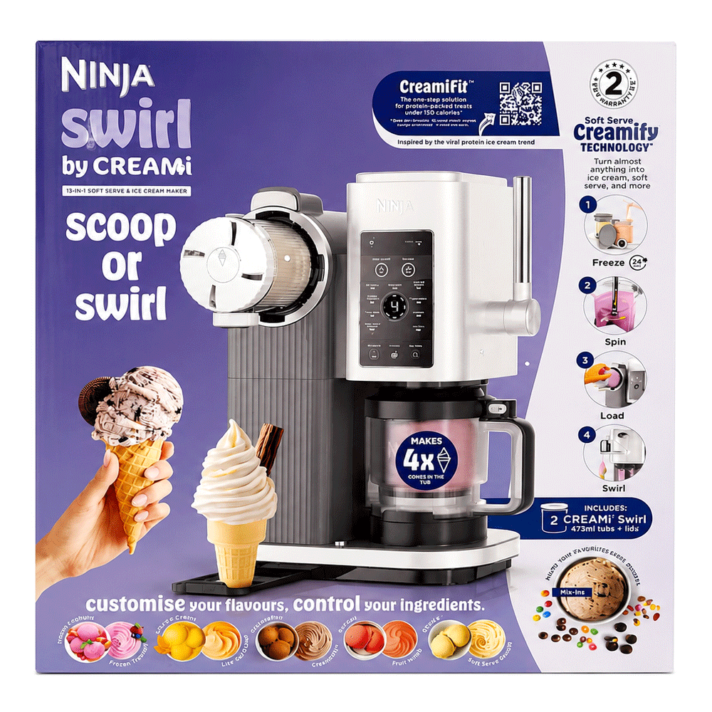 Ninja Swirl by Creami 13-in-1 Soft Serve & Ice Cream Maker