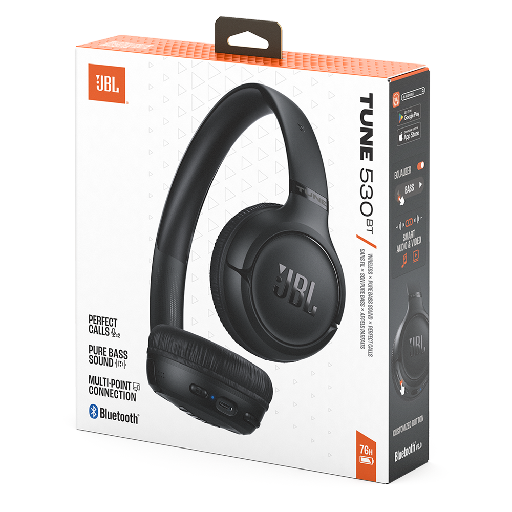 JBL Tune 530BT Bluetooth Headphone - Black